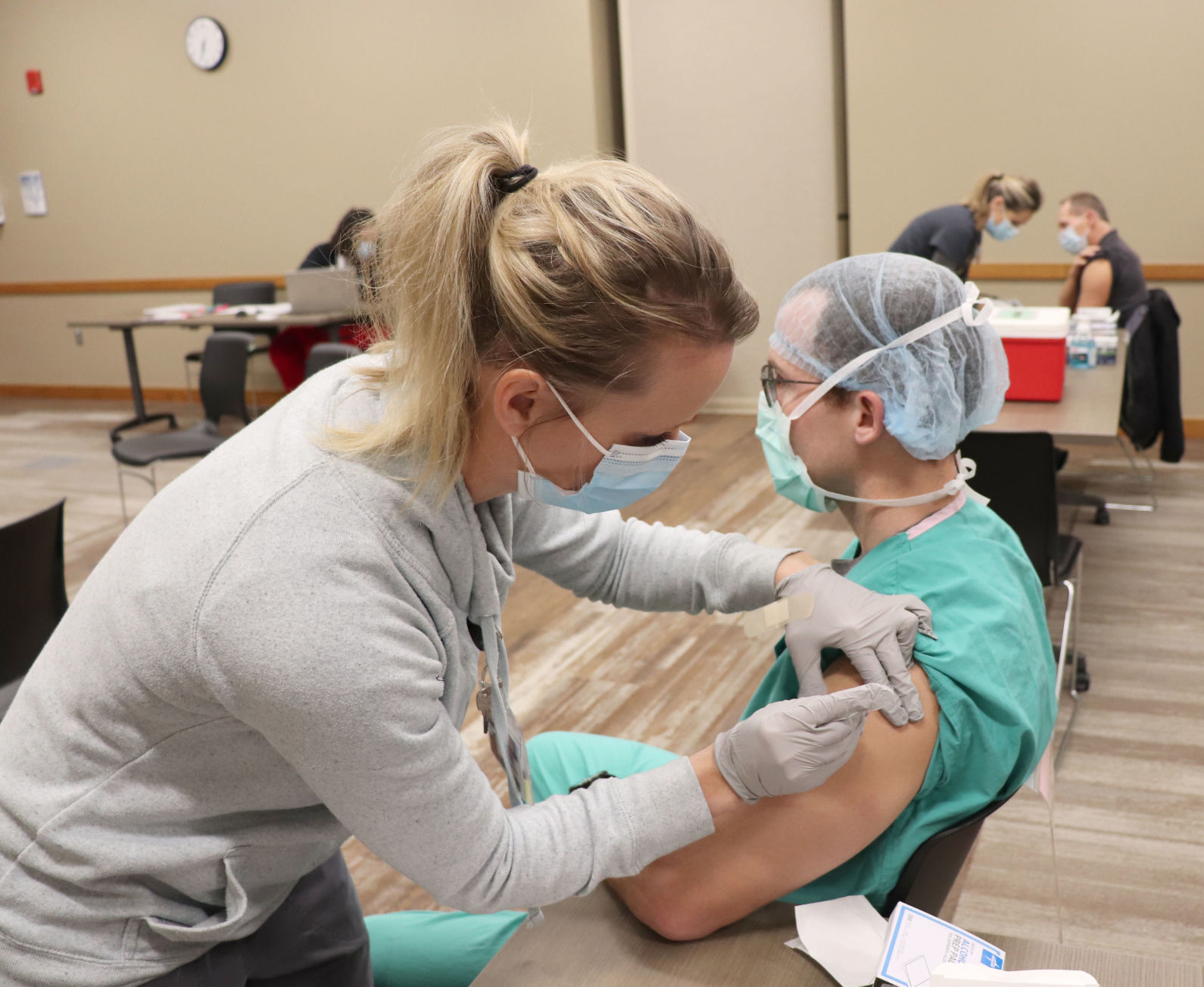 Josh Wenande Vaccine Shot